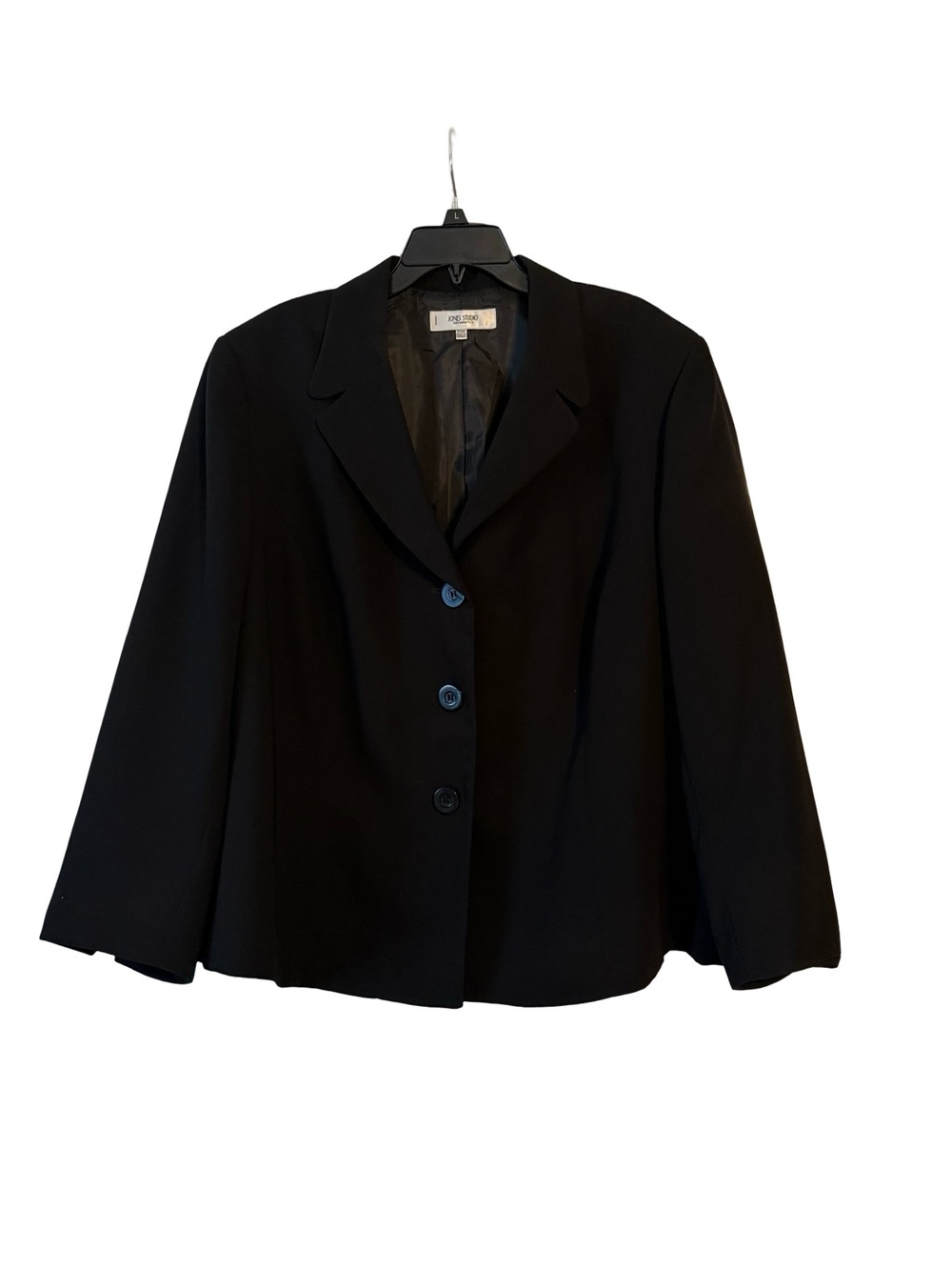 Jones Studio Black Women's Tailored Blazer Jacket